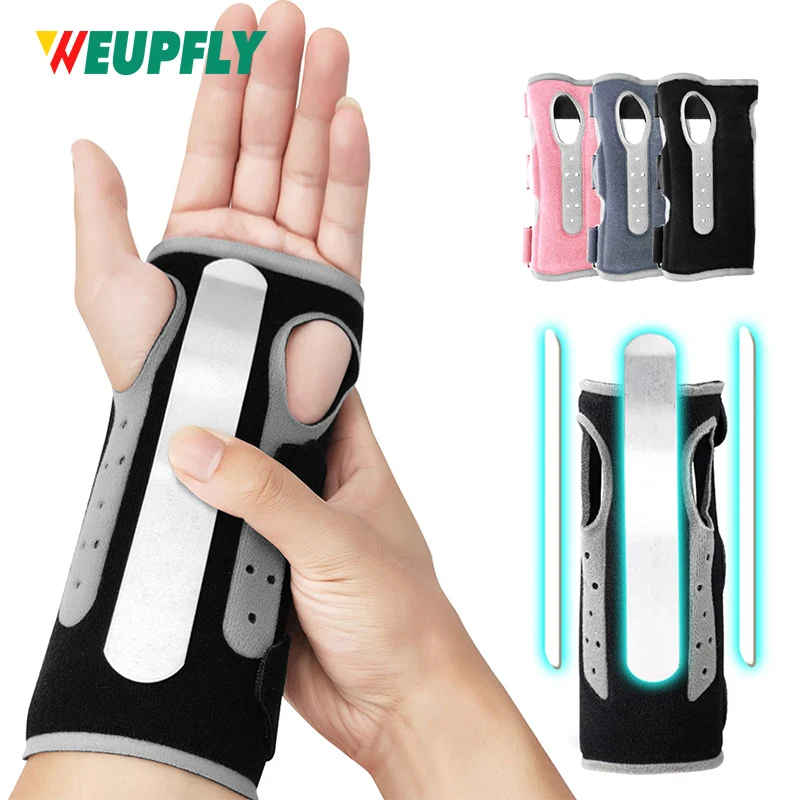 1PCS Night Wrist Sleep Support Brace,Carpal Tunnel Wrist Brace Night Support,Adjustable Compression Wrist Splint for Tendonitis