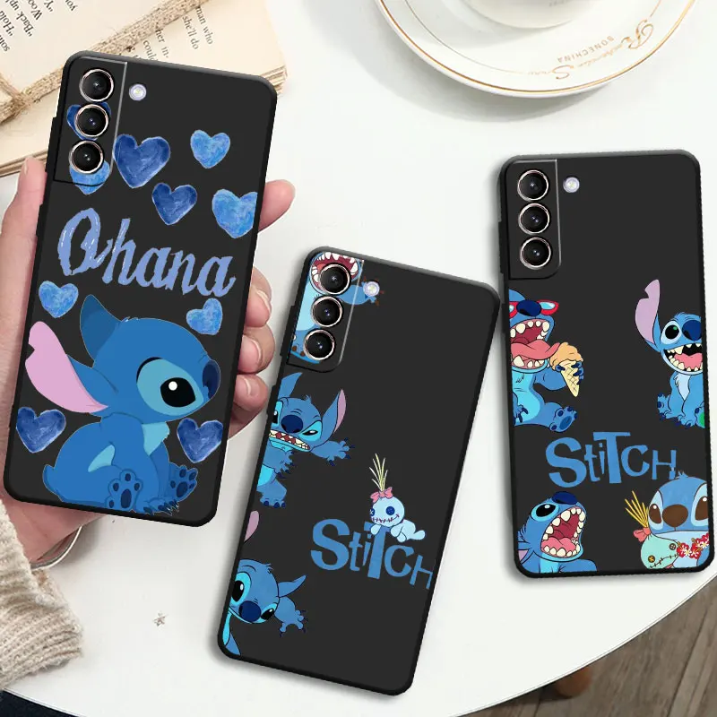 Angie Stitch Case For Samsung Galaxy S23 S22 Ultra S20 FE S21 S10 S24 Note 20 10 Plus Phone Cover