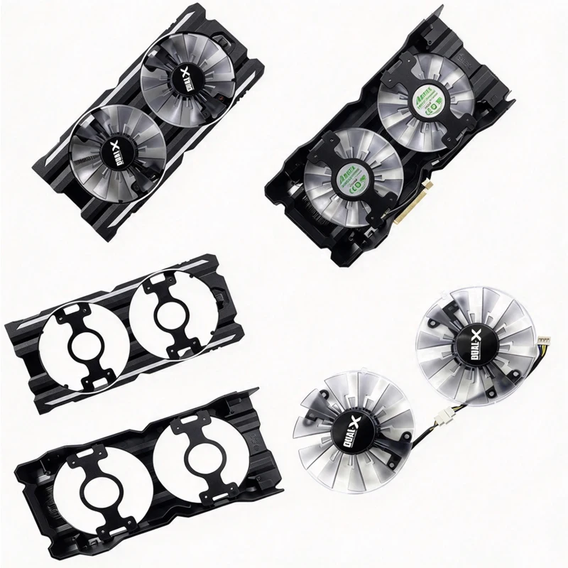 Suitable for SAPPHIRE R7 360 2GB GDDR5 Platinum GPU Cooling Fan with Shell, fan diameter 85mm, replacement graphics card cooler