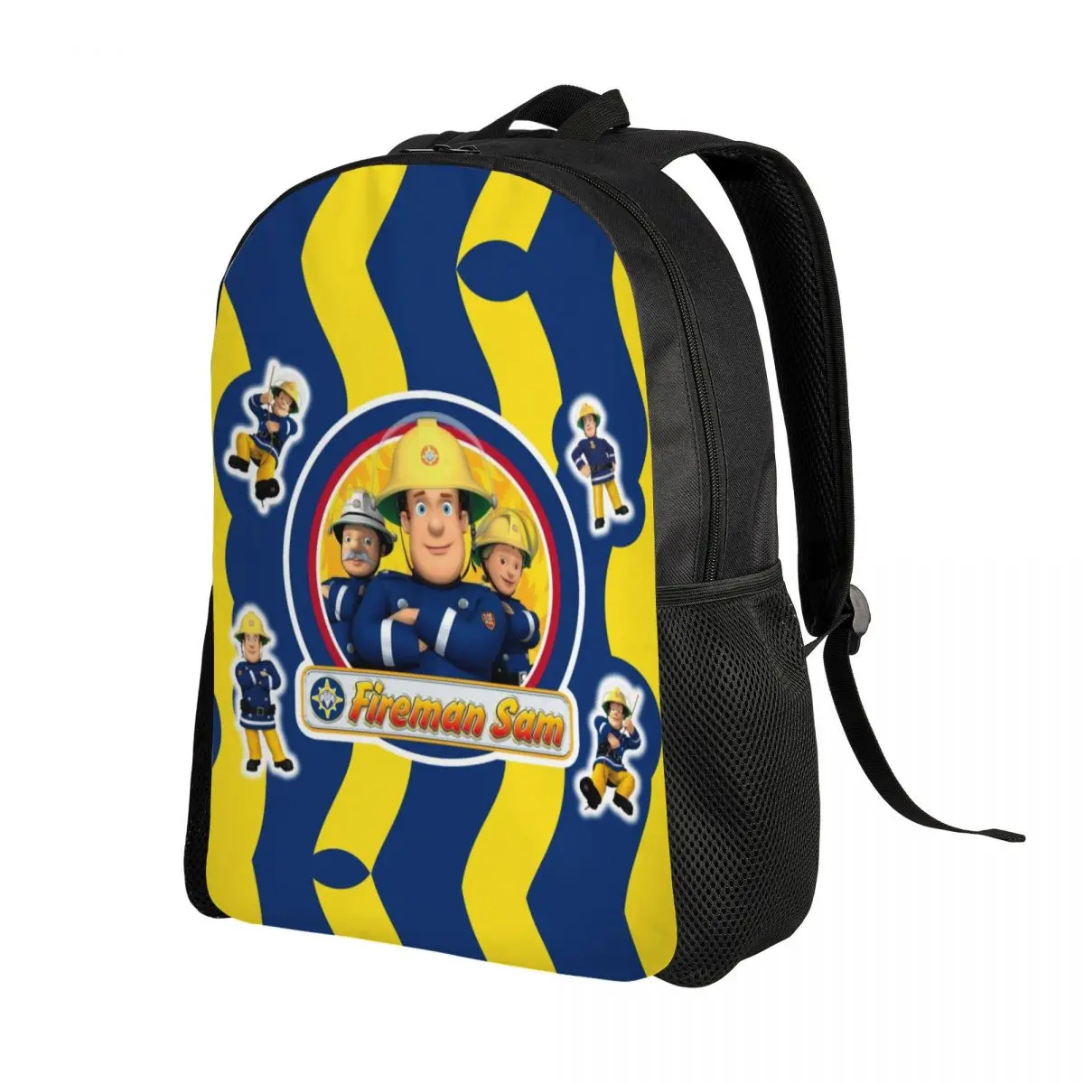 Cartoon Firefighter TV Show Fireman Sam Backpacks Boys Girls School College Travel Bags Men Women Bookbag Fits 15 Inch Laptop