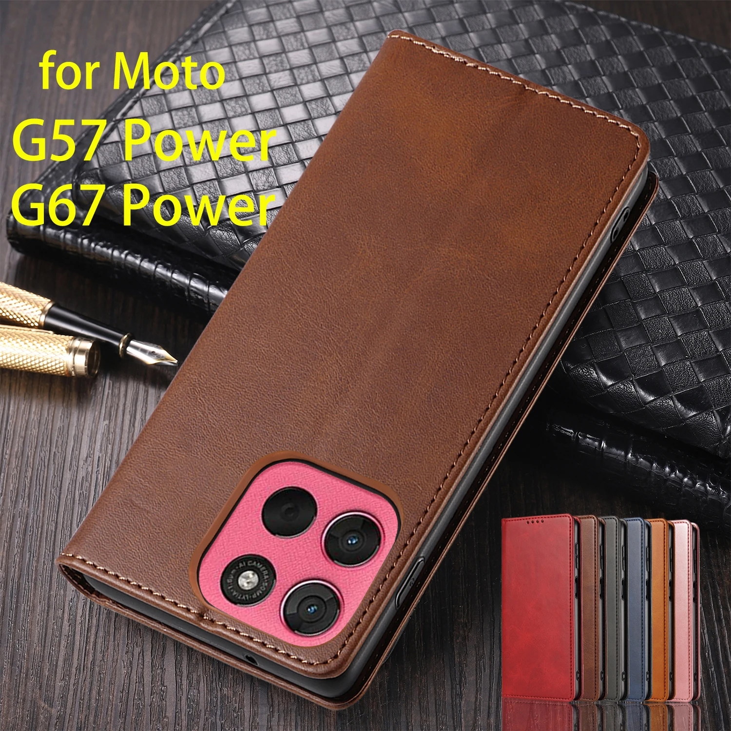 Leather Case For Mo… - image