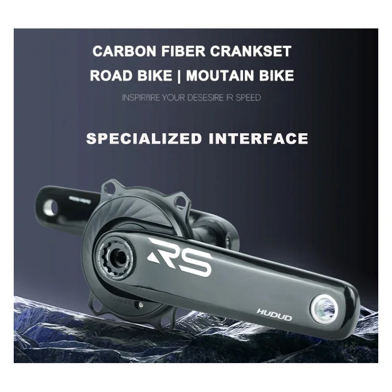 DUB 29mm Aluminum Alloy Spindle For 110BCD Spider  Specialized Interface Crankset Road  Carbon Crank 165mm-172.5mm Length