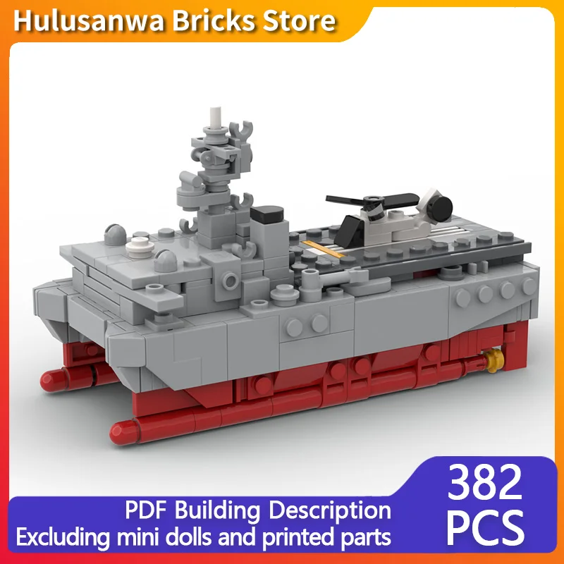 

Модель корабля океанского наблюдения класса Hibiki MOC, строительные кирпичи, военное оборудование, модульные технологии, подарки, сборка, детский игрушечный костюм