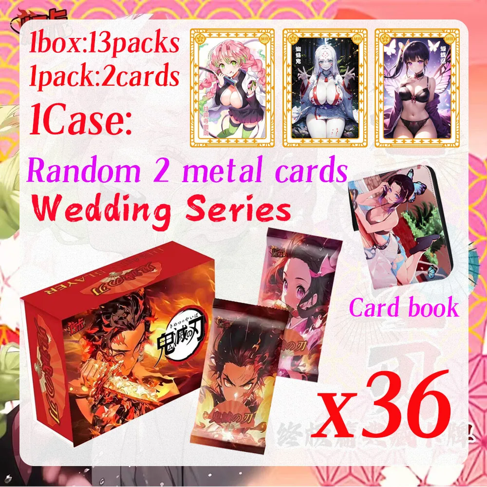 

Wholesale New Demon Slayer Collectible PR Cards Anime Games Girl Party Swimsuit Feast Booster Box Doujin Toys And Hobbies Gift