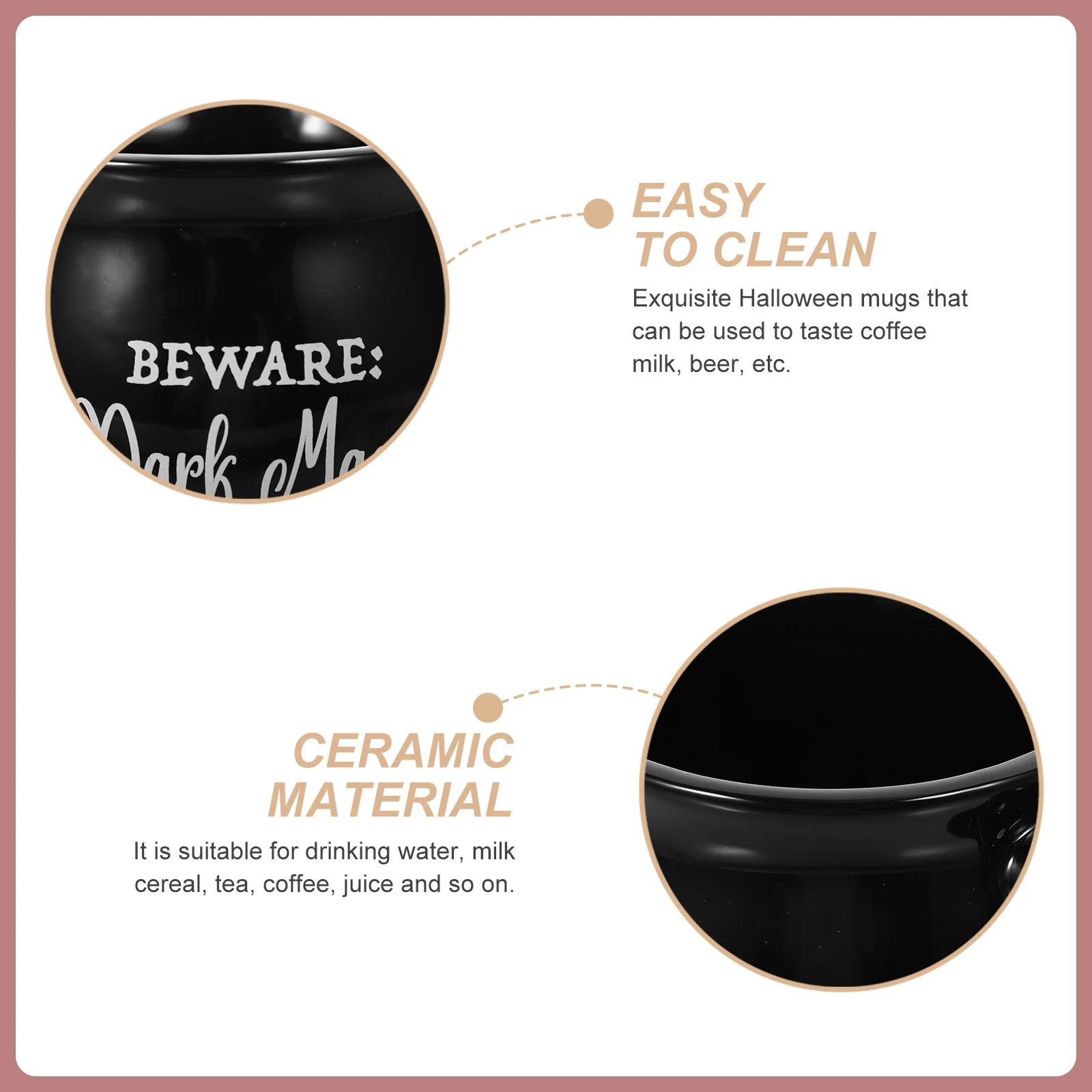 

Halloween Ceramic Mug Coffee Cup Decorative Drinking Mug Tea Milk Housewarming Gift Milk Cup Coffee Mugs Halloween Gift