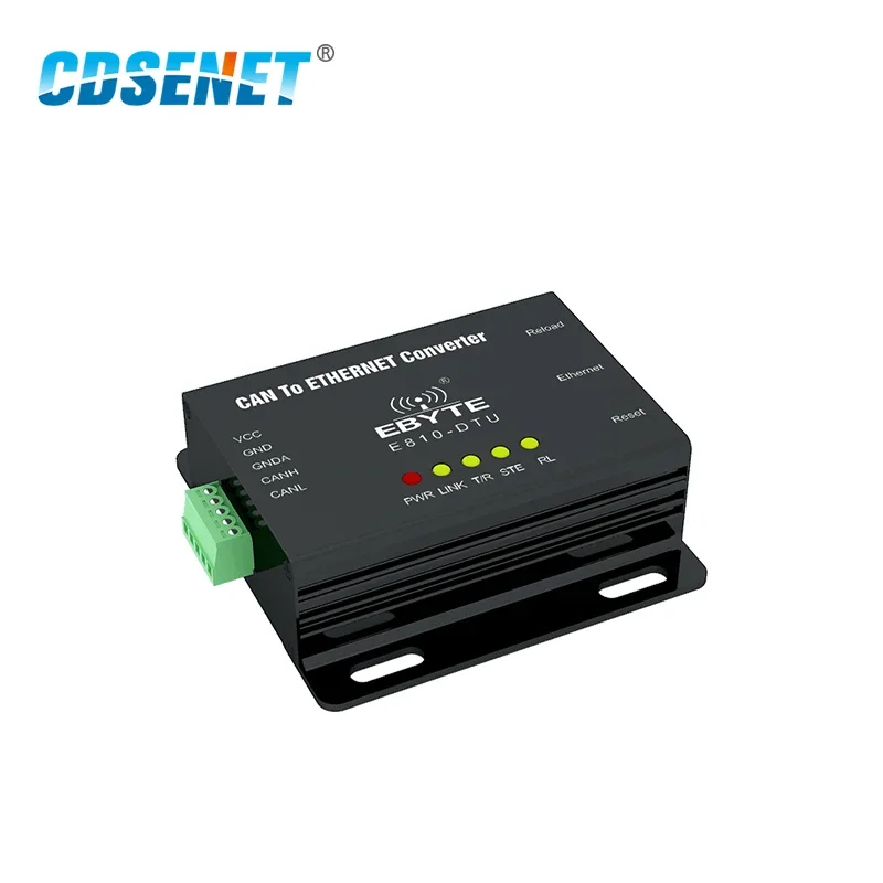 Módem transceptor inalámbrico, puerto serie Modbus, transmisión transparente, Ethernet, CAN Bus, E810-DTU(CAN-ETH)