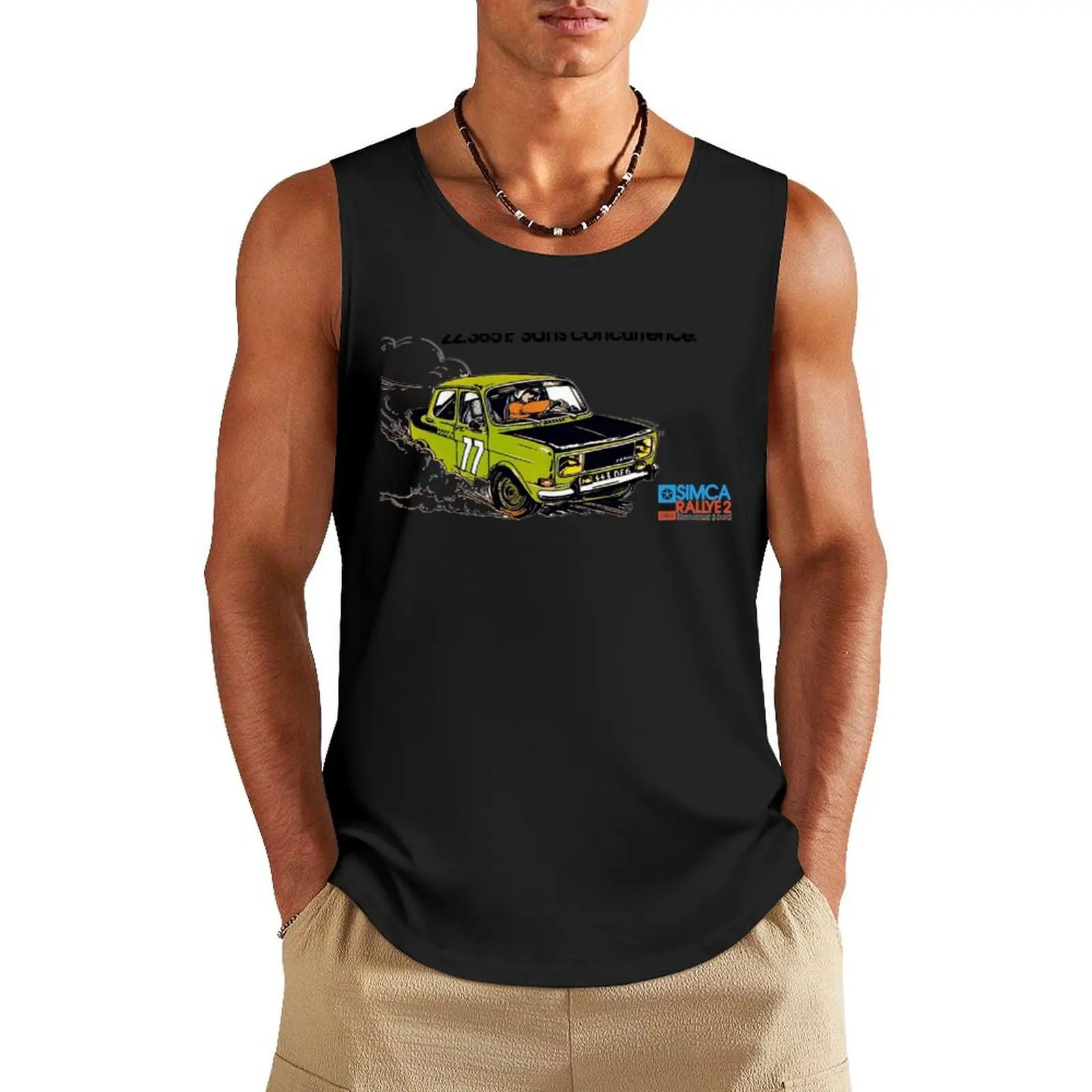 SIMCA RALLYE 2 Tank Top gym clothes for man gym accessories men