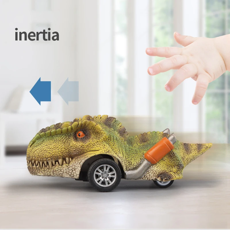 Hot Sale Simulation Dinosaur Pull Back Car Model Funny Animal Modelling Toy Car Children's Puzzle Toys Holiday Birthday Gifts