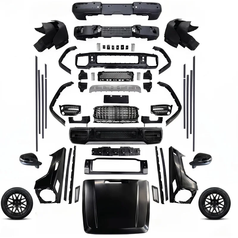 High Quality Body Kit For Jimny JB64 JB74 3-Door 2019-2024 PP Material Polished Finish
