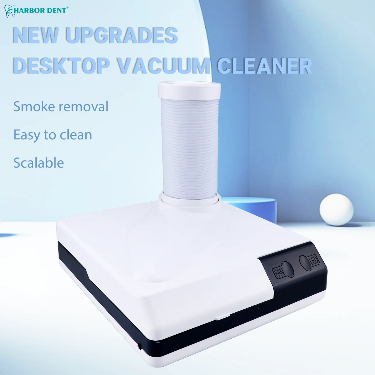 60W Dust Collector Extractor Dental Vacuum Cleaner Dentistry Lab Equipment Dust Suction Machine for Polishing