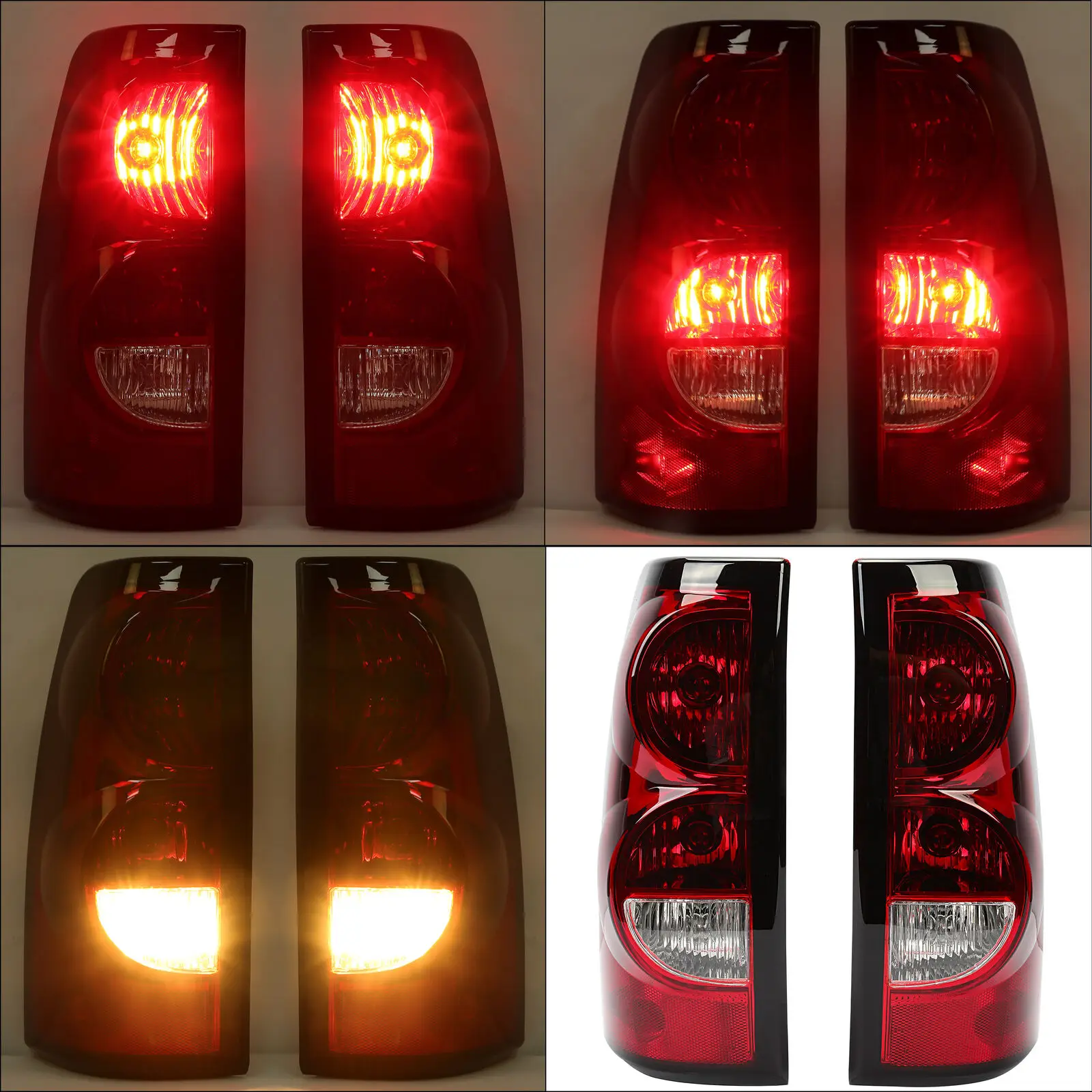 1PC Red Tail Lights Brake Lamps Left or Right For 2003-2006 Chevy Silverado 1500 2500 3500 HD Car Lighting