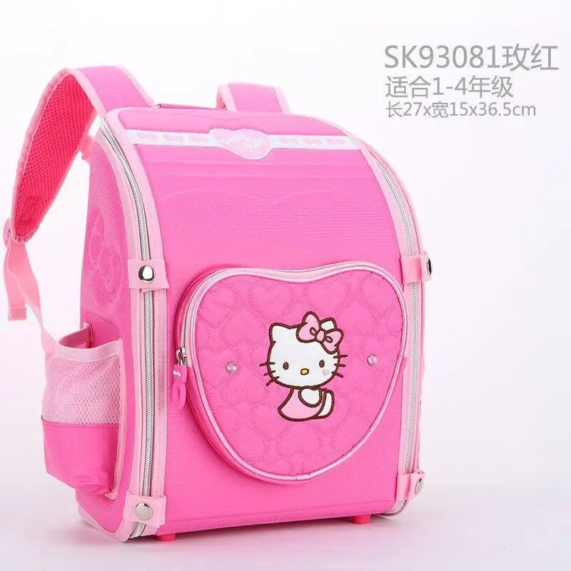 Crianças mochila proteção espinhal à prova dwaterproof água mochila dos desenhos animados olá kittys boa aparência de alta capacidade mochila moda presente