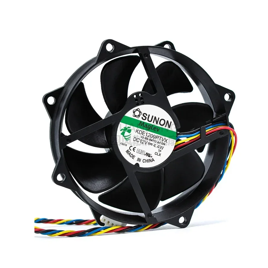 Original SUNON 9025 9225 90MM 90*90*25mm 92*92*25 MM Circular Fan For 775 CPU KDE1209PTVX 12V 4.4W 4pin PWM