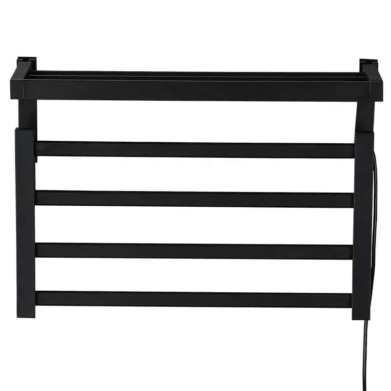 Cross-border household smart electric towel rack European socket bathroom toilet drying rack carbon fiber heating towel rack