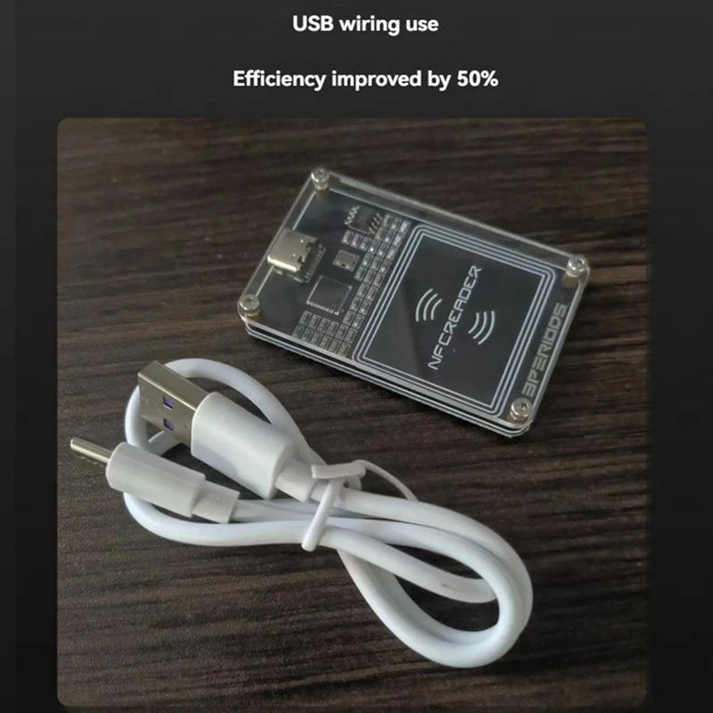 FULL-RFID 13.56Mhz PCR532 CUID IC Card Reader Wirter NFC RFID modul nirkabel dengan antarmuka tipe-c