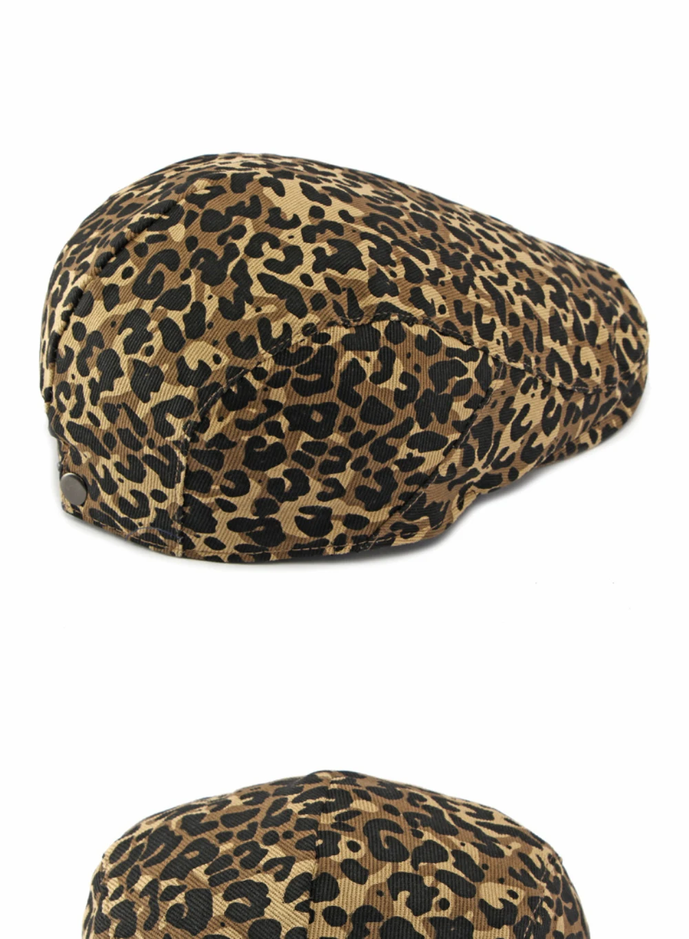 HT5119 Herren- und Damen-Baskenmützen Retro Künstler-Mütze Leopard Ivy Flat Cap Unisex Verstellbare Achteckige Baskenmütze – Detail 18