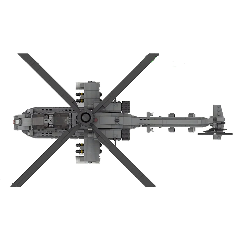 WW2 Militare Fighter Serie Boeing AH-64 Aerei MOC Building Block Kit Modello FAI DA TE Educazione Mattoni Giocattoli Per Bambini Regali di Festa