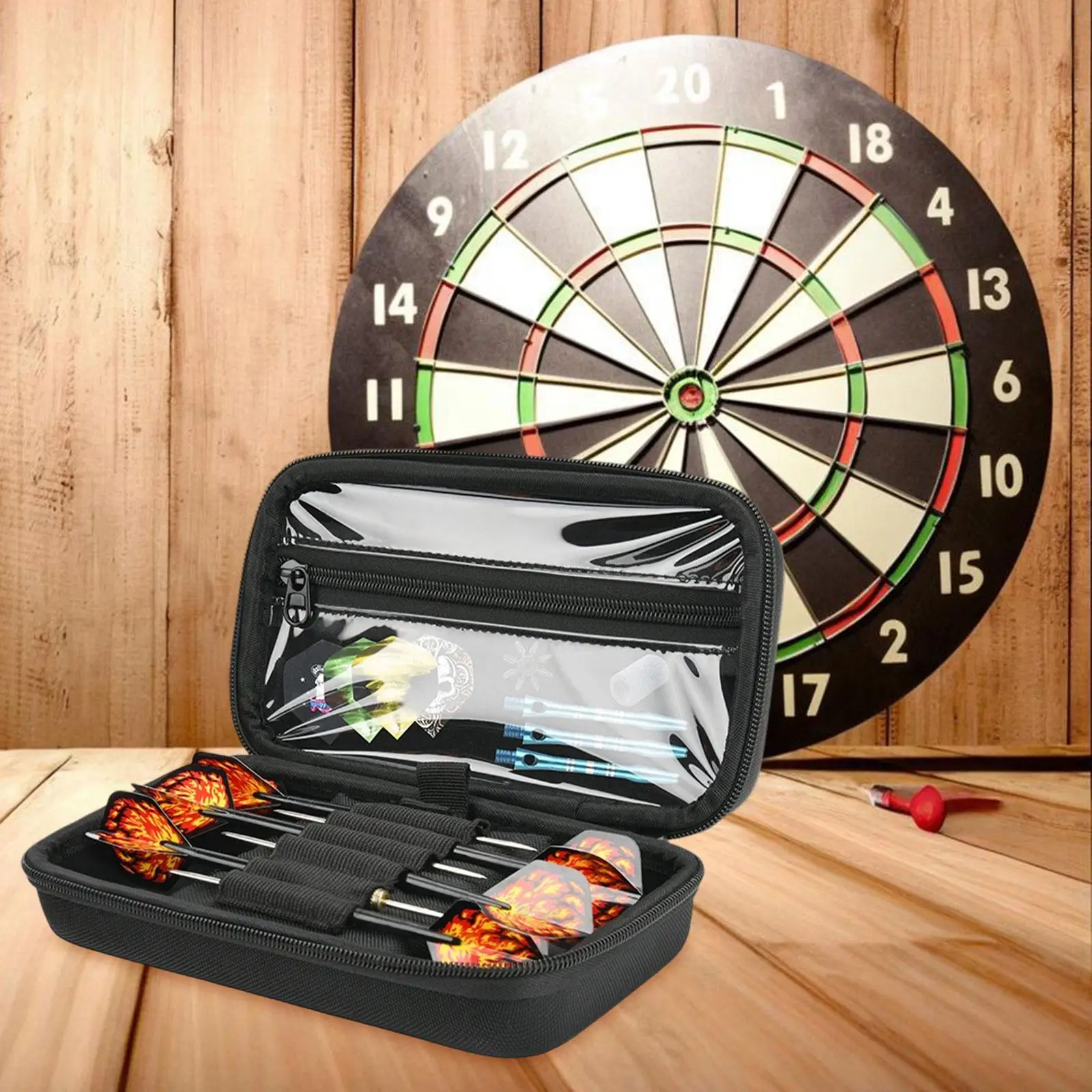 

Чехол со стрелкой, чехол для переноски, практичные советы, портативный компактный органайзер, профессиональные валы, вмещает 6 аксессуаров