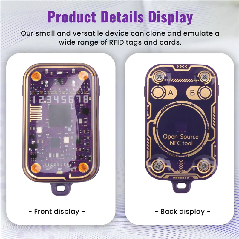 ABJF-3X RFID スマートチップリーダースマートカードエミュレータ EM125KHZ IC 13.56Mhz バッジデコード RFID エミュレータ読み取りライター