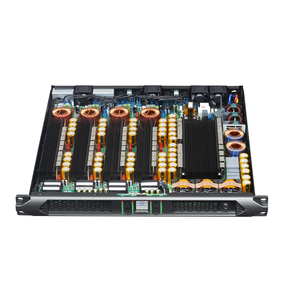 ShennDare TF4-30Max مضخم الطاقة الرقمي ذو 4 قنوات احترافي 1U 4x3000W DJ مضخم الصوت الفئة D 4X6500W 2ohm مجموعة خطية ثابتة مضخم صوت مكبر الصوت