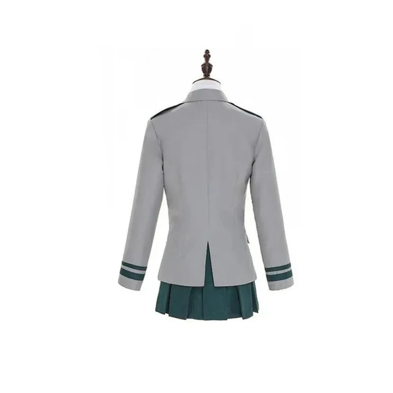 ABC123Boku no OCHACO URARAKA Asui Tsuyu Cosplay Costume My Hero Academia School Uniform # 1 # W.b;6'j,k.9;a - view 3