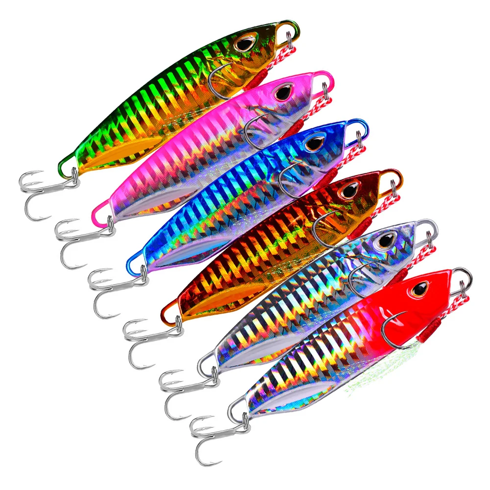 Metal Sequins Fishing Lure 10/15/20/30/40/50g Crankbait Jig Shads Baits Wobbler Bait Seawater Lures Iscas Artificiais Para Pesca