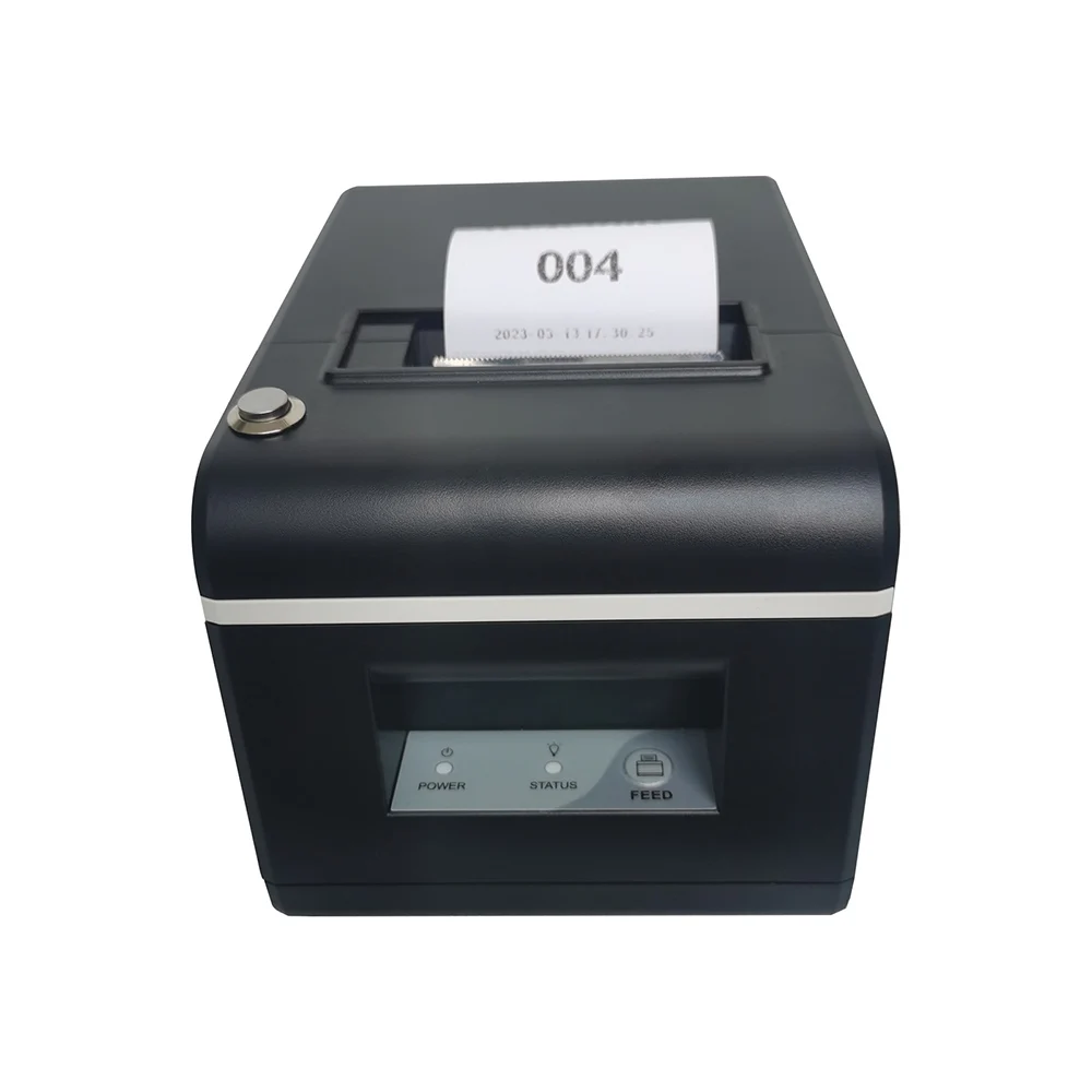 Ticket Dispenser Take A number Can Edit Print Text via PC Take a Number Show Waiting Number Thermal Receipt Auto-cut Printer