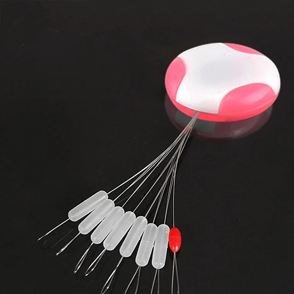 

Competition Transparent Fishing Accessories Fishing Connector 7+1 Fishing Bobber Float Space Bean Fishing Line Connector