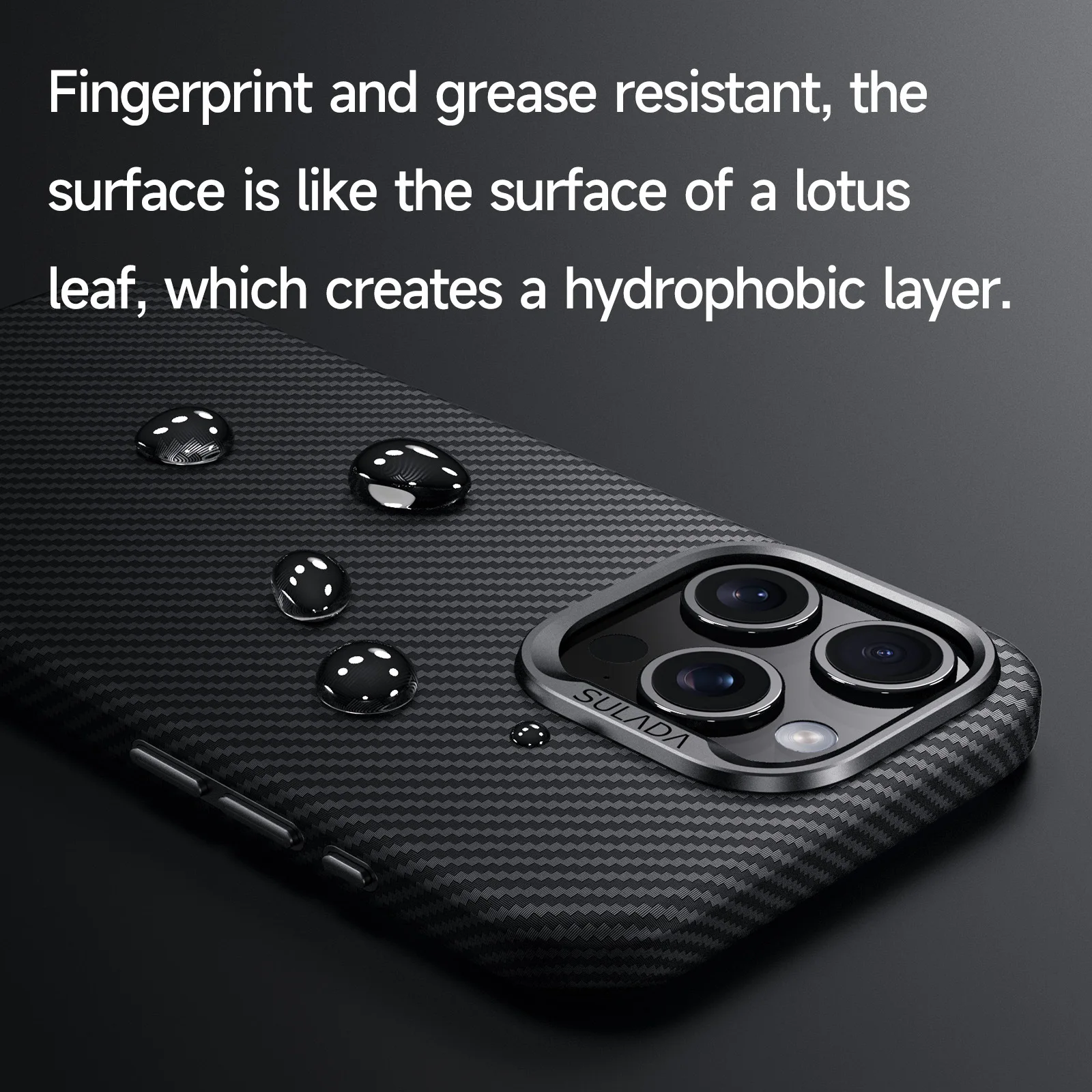 For Apple Iphone15promax 14 Pro 13 Carbon Fiber Pattern Magnetic Phone Case Simple High-Grade Business Drop-Proof Phone Case