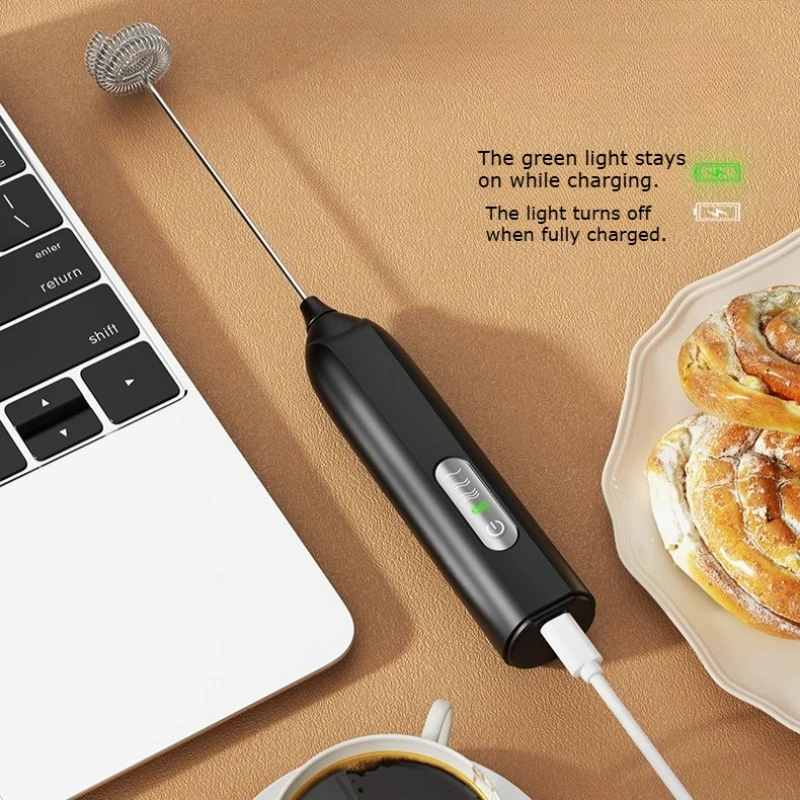 New Handheld Electric Milk Frother Automatic Foam Maker Coffee Egg Beater Kitchen Mixer Whisk for Home Baking view 5
