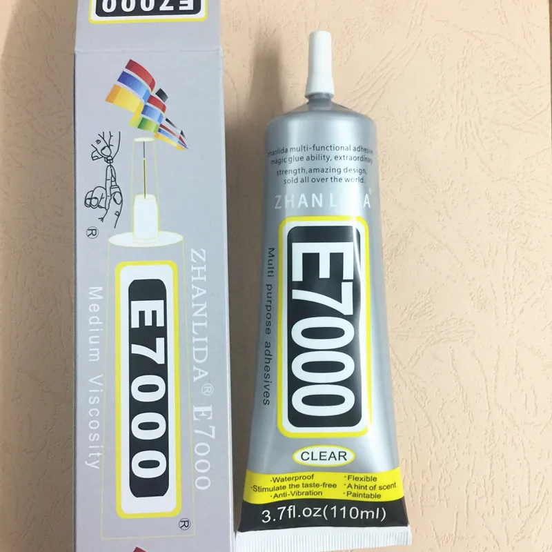 

E7000 glue 110ml high strength sticky DIY jewelry mobile phone screen repair acrylic sticky drill non-corrosive glue