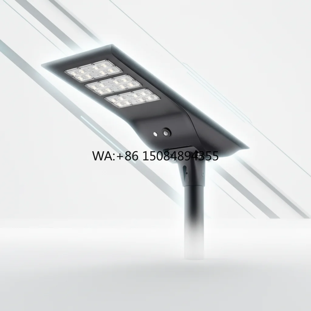 Hot Selling 30-120W IP65 LED 4100K Outdoor Waterproof Monocrystalline Solar Street Light High Efficiency Aluminum Alloy Road CE