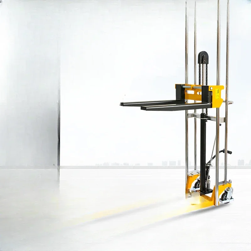 Hydraulic lift truck Small loading and unloading stacker truck