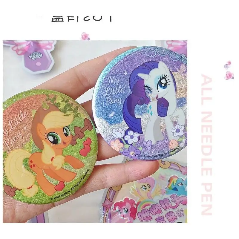 Espejo de Anime Kawaii creativo y bonito, espejo de maquillaje pequeño y práctico de My Little Pony, nuevo espejo de maquillaje, regalo para niña