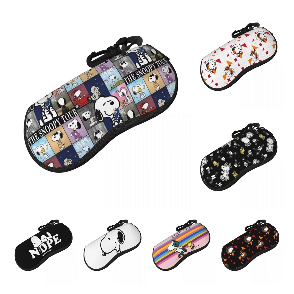 Cute Snoopy The Eras Tour Glasses Case Portable Accessories Eyewear Box Protector Eyeglasses Box