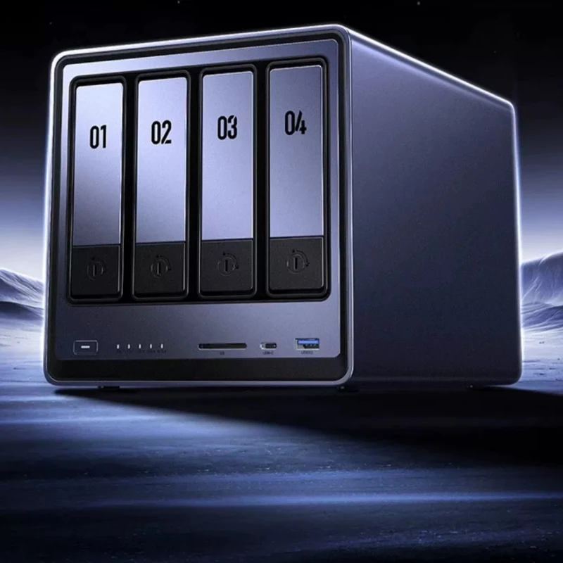 

Four-bit NAS home network, storage, host server, personal cloud hard drive
