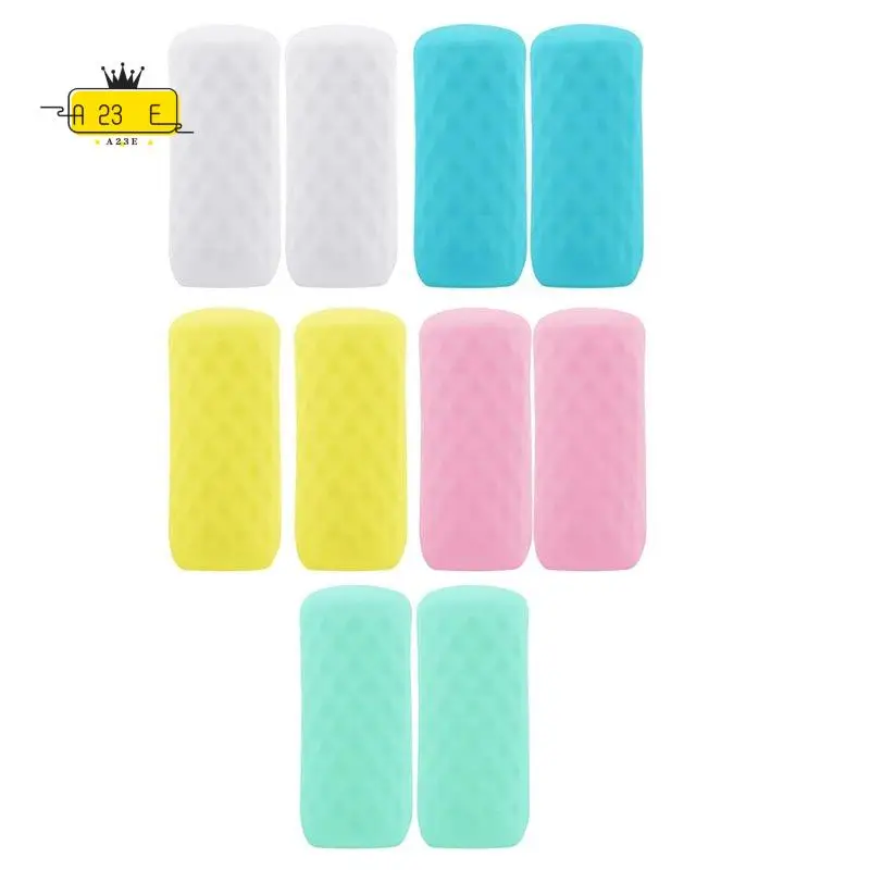A23E-10Pcs Silicone Bottle Covers,Travel Essential For Women, Luggage Travel Size Toiletries,Elastic Sleeve For Leak Proofing