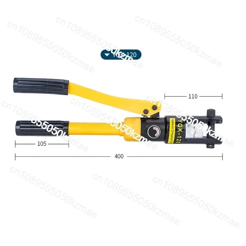 Manual Hydraulic Crimper, YQK-120 Tool for 10-120mm² Electrical Connectors