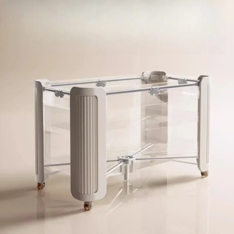 سرير أطفال حديثي الولادة متعدد الوظائف قابل للطي وقابل للإزالة