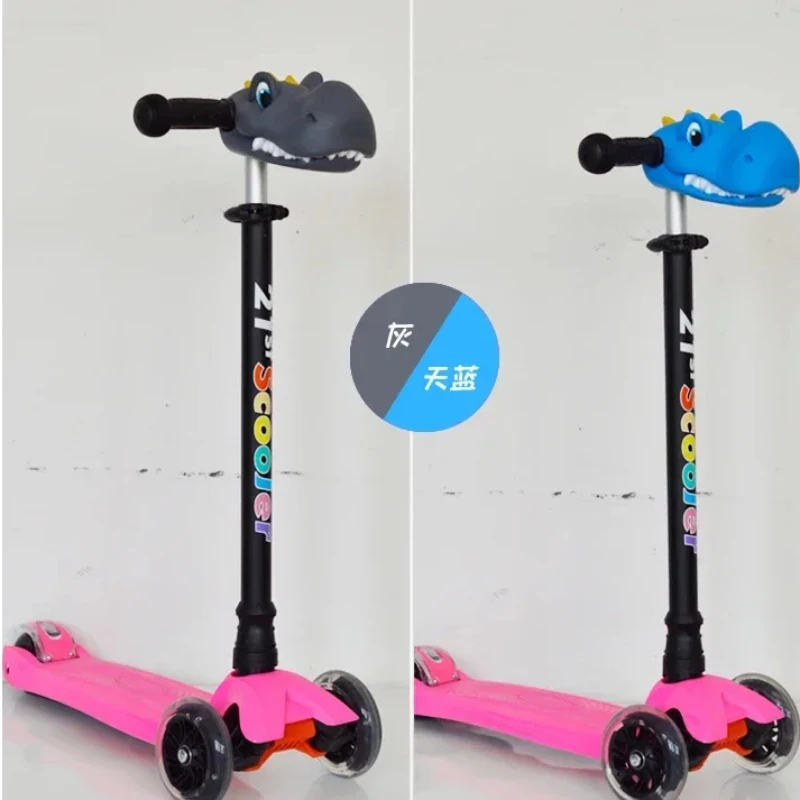 1PC Unicorn Head Toy Scooter Handlebars For Children Bicycle Decoration Animal Scooter Bike Accessories Kids Birthday Gifts