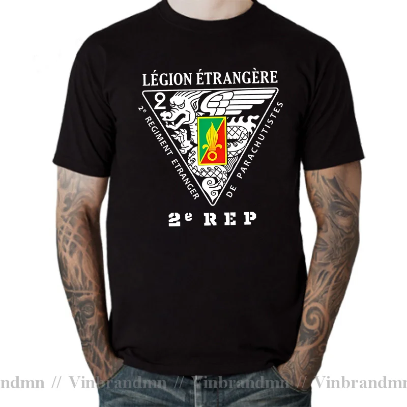 French Legion Etrangere T Shirt Men France 2rep 3rep T-shirt Walk Or Die French Legionnaire Special Forces Military Army TShirt