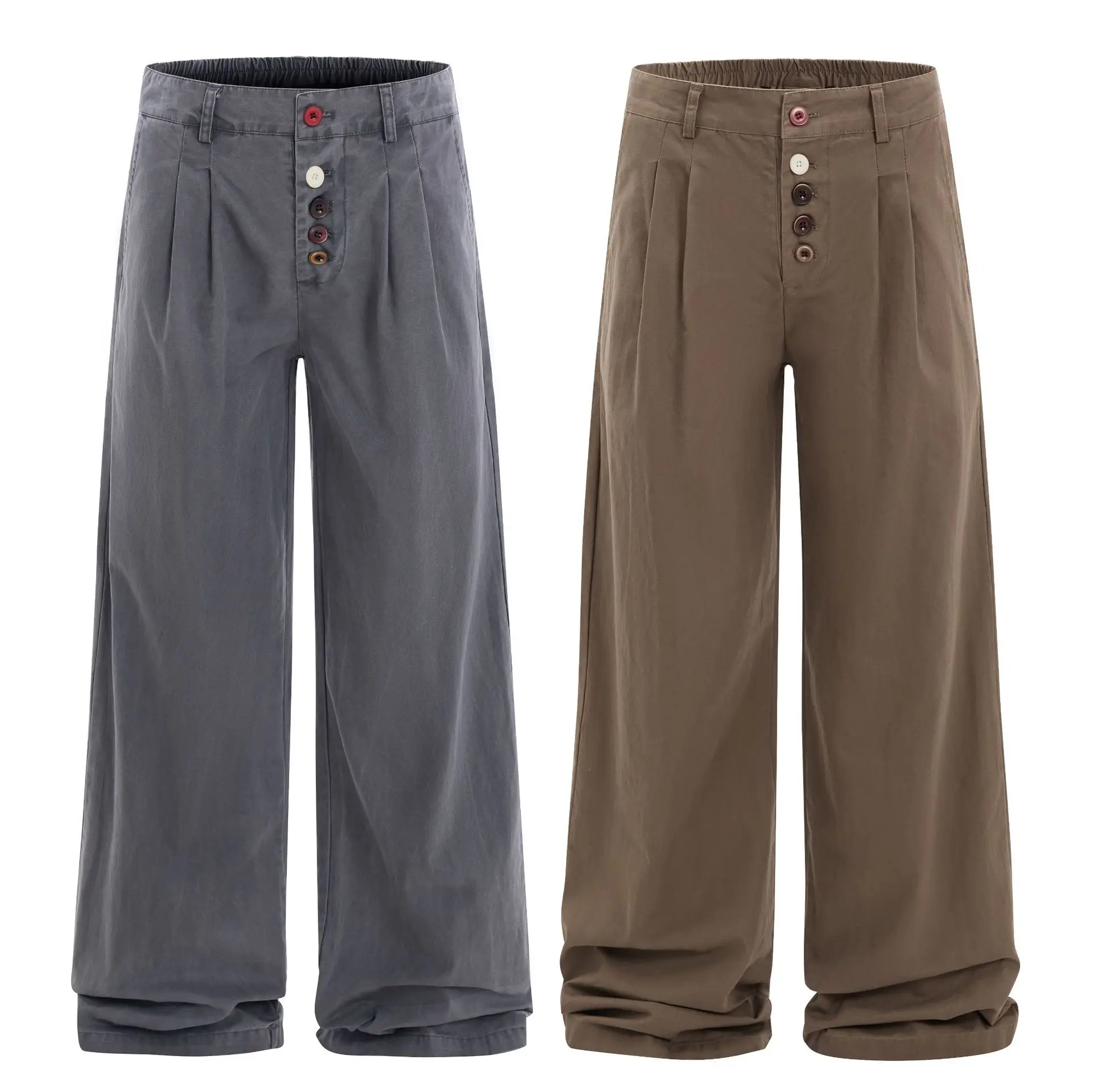 OR FL American Cleanfit 100 Cotton Women Logging Cargo Trousers Trendy Brand Baggy Staraight Wide Leg Pants Slacks Trousers Y2k