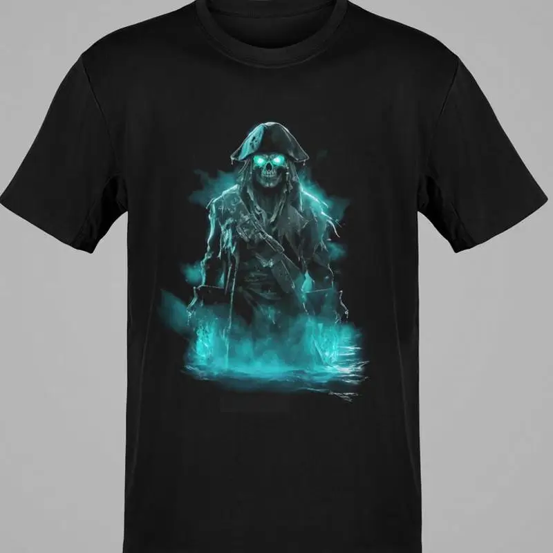 Phantom Captain Haunted Seas Artwork T-Shirt