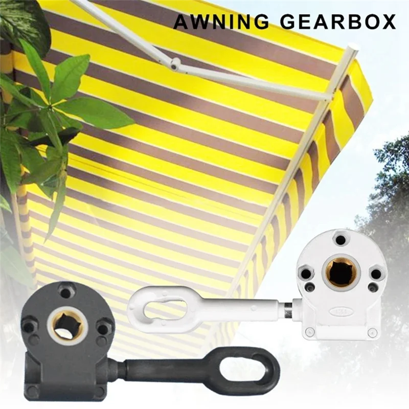 

ABKO-Retractable Awning Manual Gear Mechanism Retractable Awning Hand Crank Gear Assembly Portable Aluminum Alloy Apare