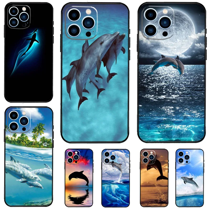 Animal Dolphin Case For Samsung Galaxy S26 Ultra S20 S21 S22 S23 S24 Ultra S25 Plus S26 FE Back Cover Shell