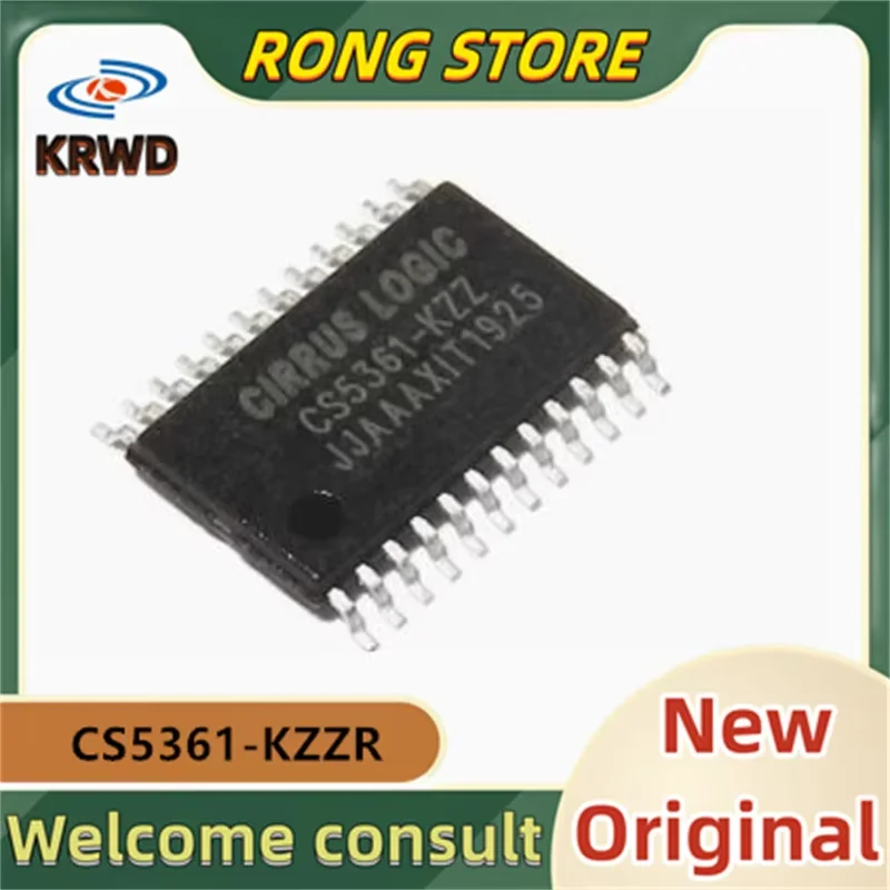 5PCS CS5361-KZZ 신규 및 기존 칩 IC CS5361-KZZR CS5361 TSSOP-24 오디오 아날로그-디지털 변환기 칩