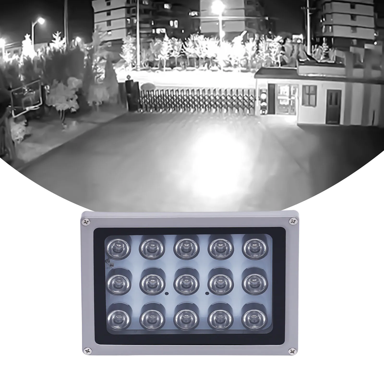 15 LED Infrared IR Illuminator Security Floodlight for Night Vision CCTV