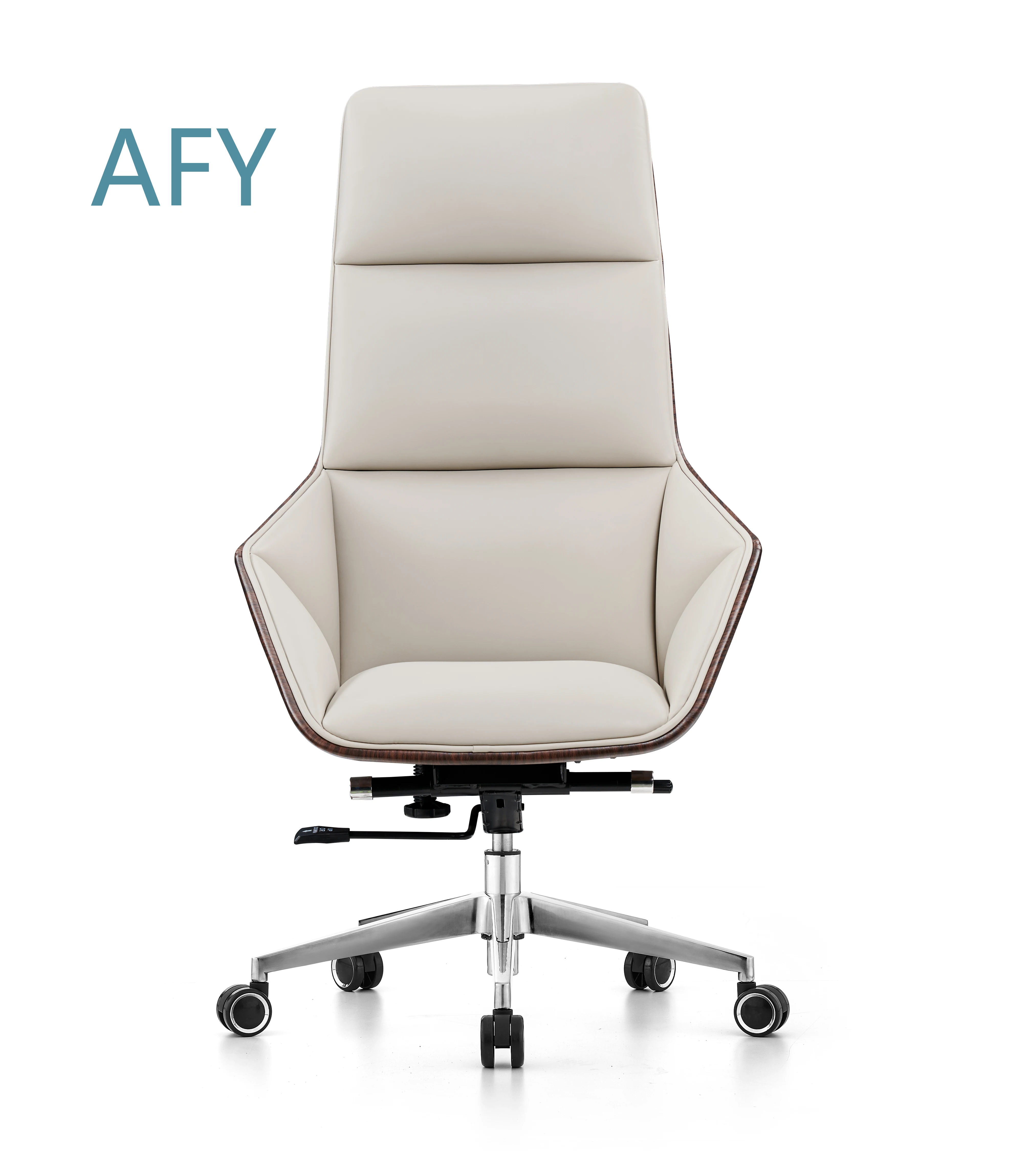 Ergonomic Office Chair for Boss Luxury Executive Swivel Adjustable Headrest BIFMA Certified PU Foam Modern Leather Task Chair