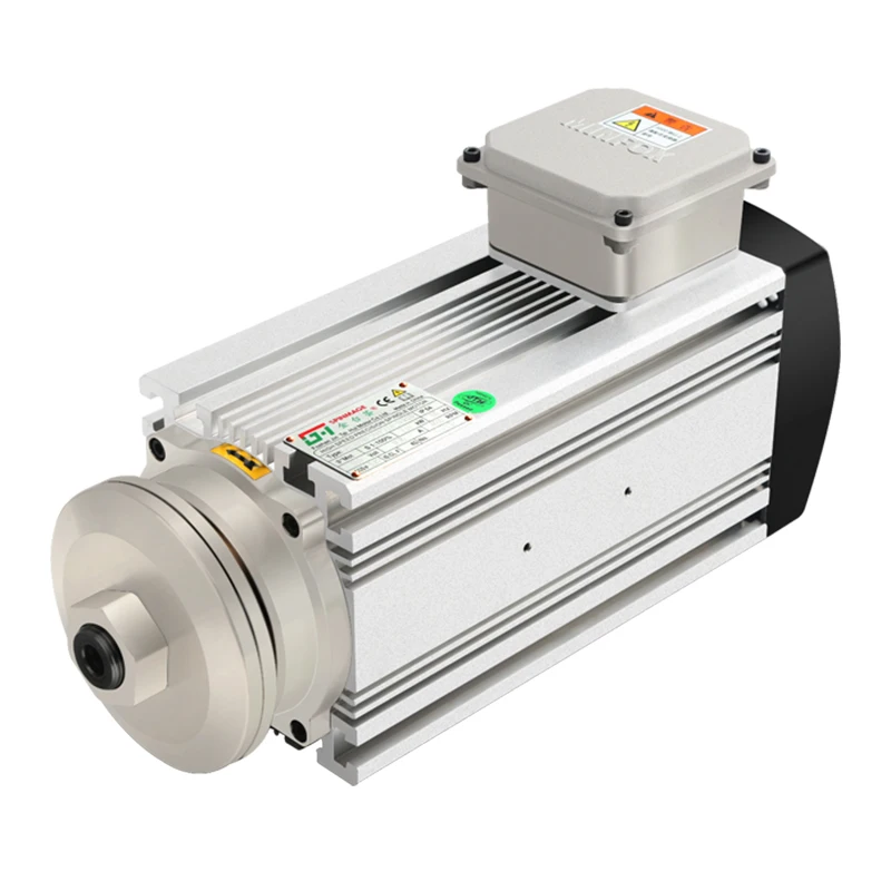 7.5kw Air Cooled Milling Drilling Motor 6000 RPM High Torque AC DC Spindle Wood Cutting Grinding