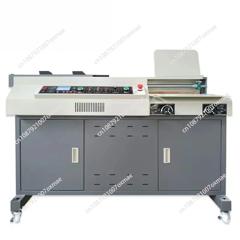 A400F automatic large-scale hot melt glue binding machine A4 wireless glue binding machine  tender book document binding machine